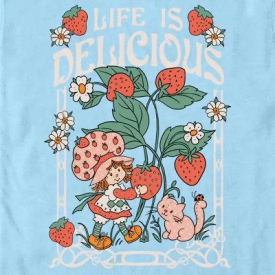 Men's Strawberry Shortcake Life is Delicious T-Shirt image {1}