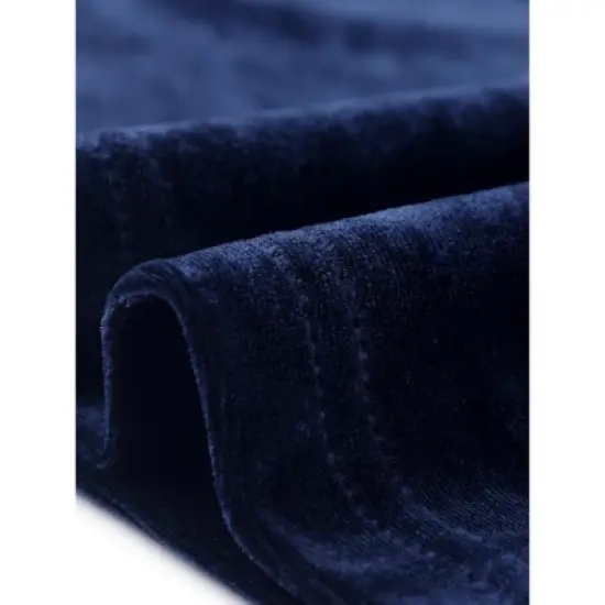 Agnes Orinda Women's Plus Size Velvet Faux Wrap V Neck Ruched Long Sleeve Party Cocktail Bodycon Dress image {4}