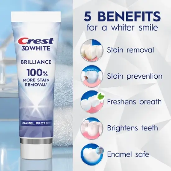 Crest 3D White Professional Enamel Protection Toothpaste - 3.9oz image {1}