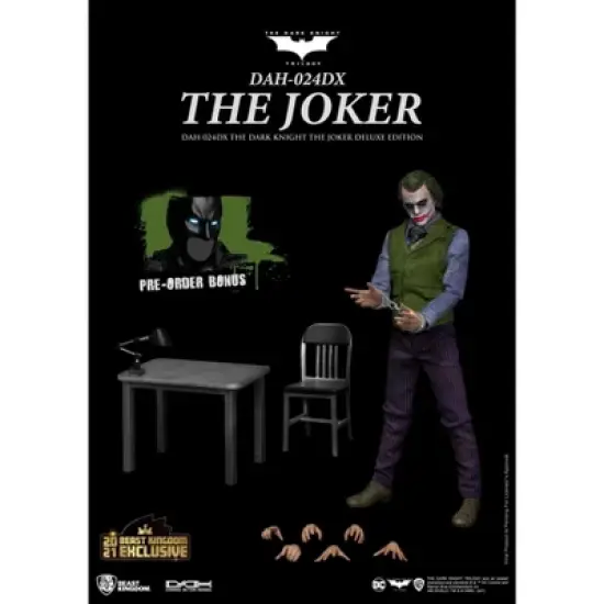 DC Comics The Dark Knight The Joker Deluxe Edition (Dynamic 8ction Hero) image {4}