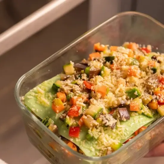 OU Glass Food Storage Container Set 12pc (set of 6) Microwave, Freezer & Dishwasher Safe, Airtight Leak Proof Lid with Microwave Valve, Stackable image {1}