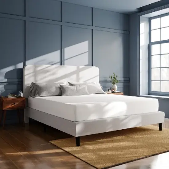 Flash Furniture Cloud Green Tea Cooling Gel 3-Layer Memory Foam Mattress in a Box with CertiPUR-US Certification, Washable Cover, and Pressure Relief image {1}