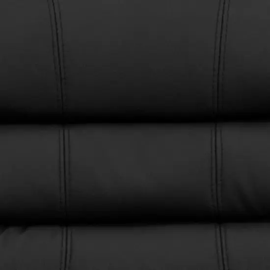 Emma and Oliver Mid-Back Black LeatherSoft Swivel Task Arm Office Chair with Accent Back image {9}