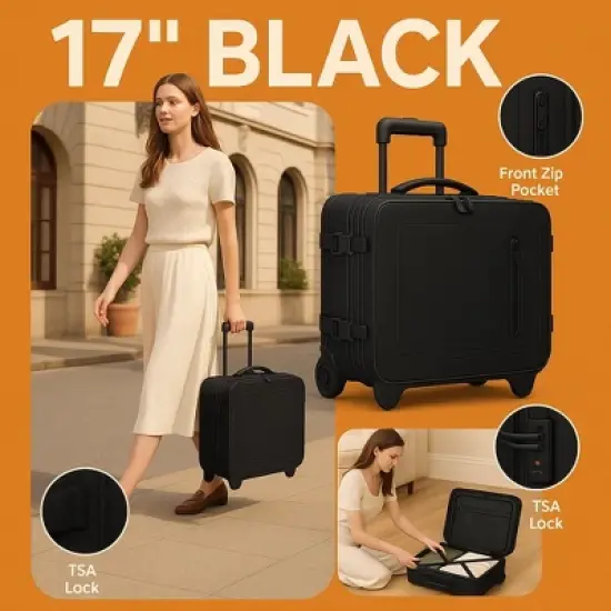 NEW YORK XPRESS TA-069 Waterproof Expandable, Soft Shell Suitcase (17", 20", 26", 30") image {7}