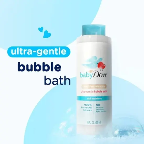 Baby Dove Rich Moisture Bubble Bath - 16 fl oz image {4}