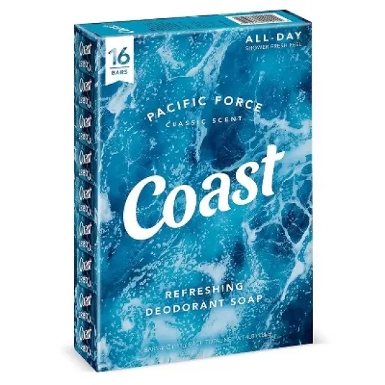 Coast Bar Soap Refreshing Classic Scent 16 Bars image {1}