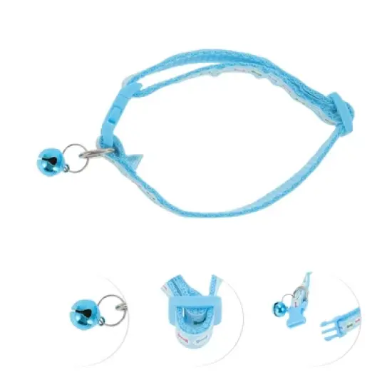 Unique Bargains Durable Pet Bell Collar 1 Pc image {2}