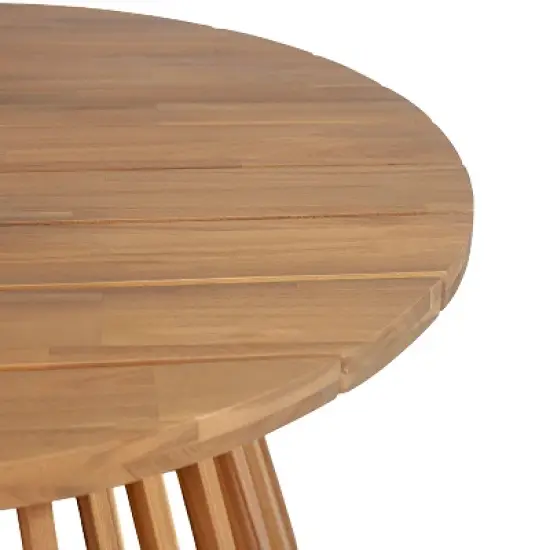 FIONECA Claremont 3-Seater Patio Daybed with Cushions and Acacia Wood Coffee Table, Outdoor Furniture Set image {9}