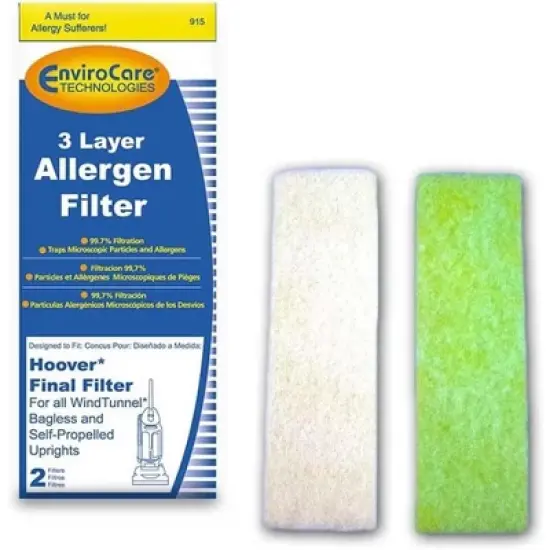 Hoover WindTunnel Self Propelled, Bagless, Upright, Widepath, Empower, Foldaway, PowerMax Vacuum Cleaners, 2 Filters image {7}