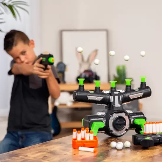 Best Choice Products Floating Target Practice Game Set w/ 2 Glow-in-the-Dark Foam Dart Blasters, 24 Darts & Dart Holders image {1}