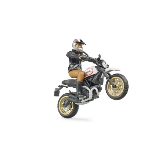 Bruder Scrambler Ducati Desert Sled with Driver image {1}