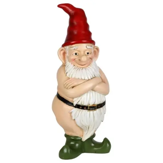 13.7" Resin Naked Ned Garden Gnome - Exhart image {8}
