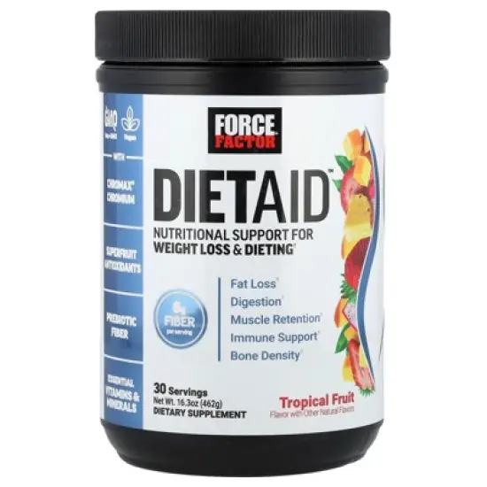 Force Factor DietAid&trade;, Tropical Fruit, 16.3 oz (462 g) image {4}