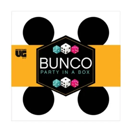 University Games Bunco Party in a Box Board Game: Includes Instructions, Dice, Pencils, Scoring Pads, 2-12 Players image {1}