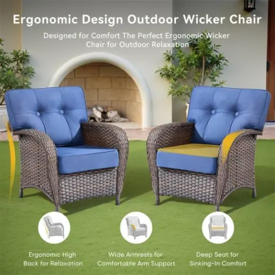 10 Pieces Gymojoy Sofa Chairs Ottoman with Swivel Chairs image {7}