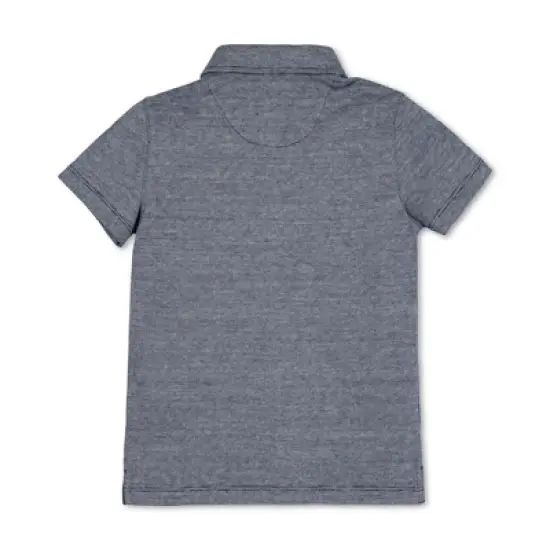 Hope & Henry Boys' Organic Cotton Short Sleeve Classic Knit Polo, Infant image {2}