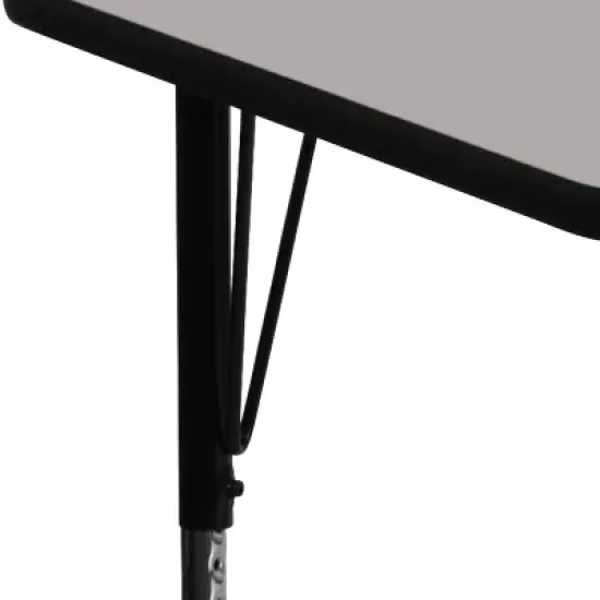 Flash Furniture 24''W x 60''L Rectangular HP Laminate Activity Table - Standard Height Adjustable Legs image {5}
