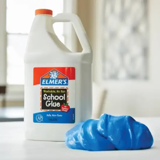 Elmer's 1gal Washable School Glue White: Non-Toxic Liquid Glue for Art & Stationery image {3}