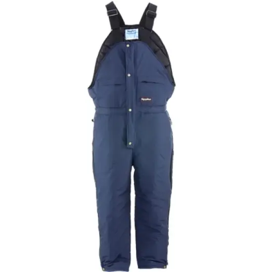 RefrigiWear Men's ChillBreaker Warm Lightweight Insulated High Bib Overalls image {6}