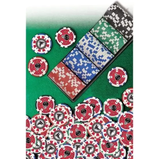 MasterPieces Inc Atlanta Falcons NFL 100-Piece Poker Chips image {1}