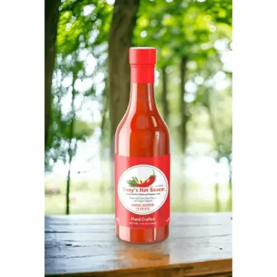 Tony's Handcrafted "Ghost Pepper" Hot Sauce 5 oz image {3}