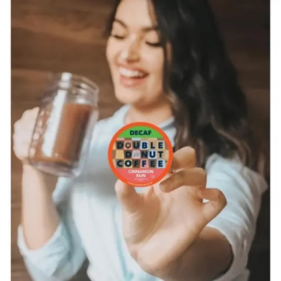 Decaf Cinnamon Bun Flavored Coffee Pods image {3}
