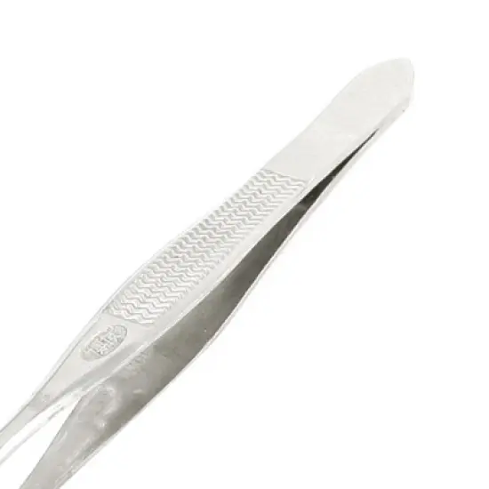 Unique Bargains Cosmetic Tool Plucker Eyebrow Tweezers 3.5 Inch Length Silver Tone image {3}