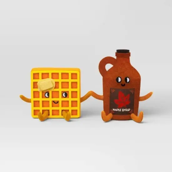 Christmas Felt Duo Figural Waffle and Maple Syrup - Wondershop&trade; image {2}
