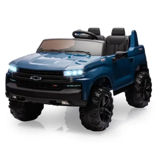 Licensed Chevrolet Silverado Kids Electric Vehicle | 24V 2-Seater Ride-On Toy with Remote Control image {7}