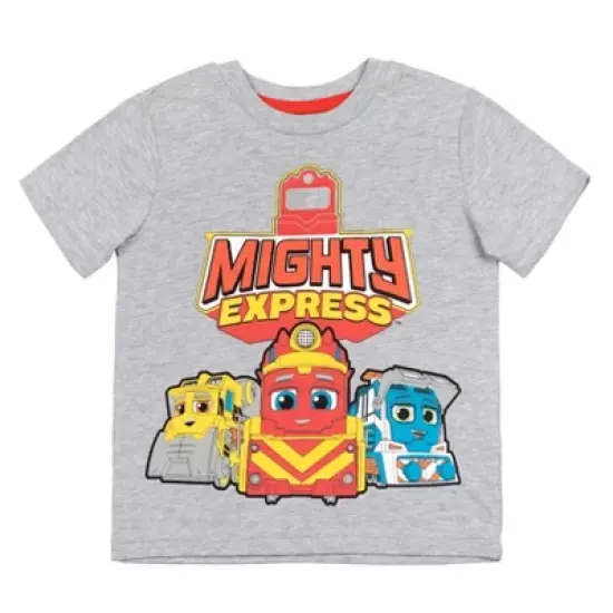 Mighty Express Nate Brock Milo 2 Pack Graphic T-Shirt Gray/Red  image {2}