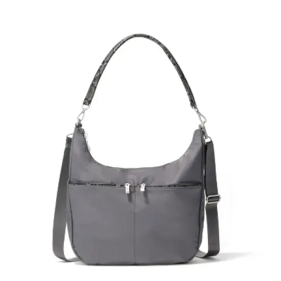 baggallini Bowery Large Half Moon Hobo Shoulder Bag image {9}