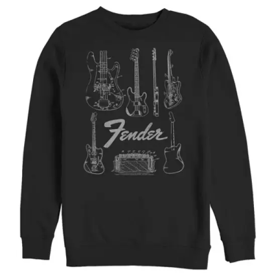 Men's Fender Guitar Chart Sweatshirt image {3}