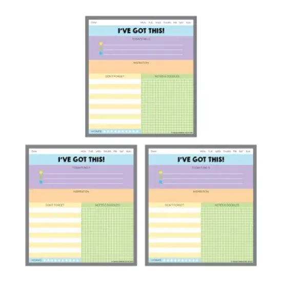 Carson Dellosa Education I've Got This! Value Pack Notepad Set image {5}