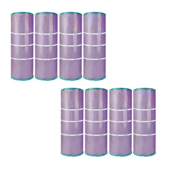Hurricane 8 Pack HF7477-04P Platinum Purple Spa Cartridge Replacement for PA75SV, Unicel C-7477, Filbur FC-1260, Hayward C-570 image {6}