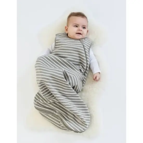 Woolino 4 Season Basic Baby Swaddle Wrap, Merino Wool, Earth, 0-6 Months image {4}