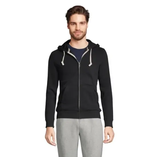Lands' End Men's Serious Sweats Full Zip Hoodie image {1}