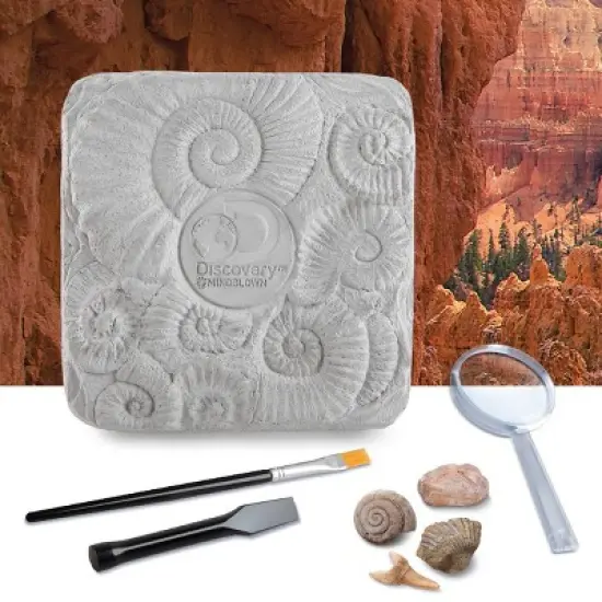 Discovery #Mindblown Colossal Fossil Dig 15pc Excavation Kit image {3}