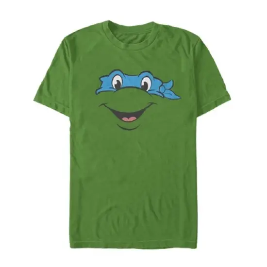 Men's Teenage Mutant Ninja Turtles Leonardo Face T-Shirt image {3}