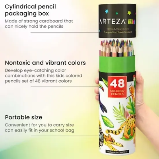 Arteza Kids Colored Triangular Pencils, Scented - 24 Piece image {4}