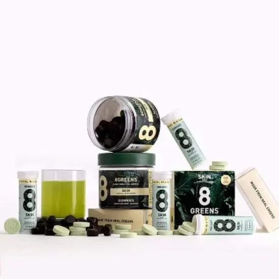 8Greens Skin Effervescent Tablets with Marine Collagen - 10ct image {6}