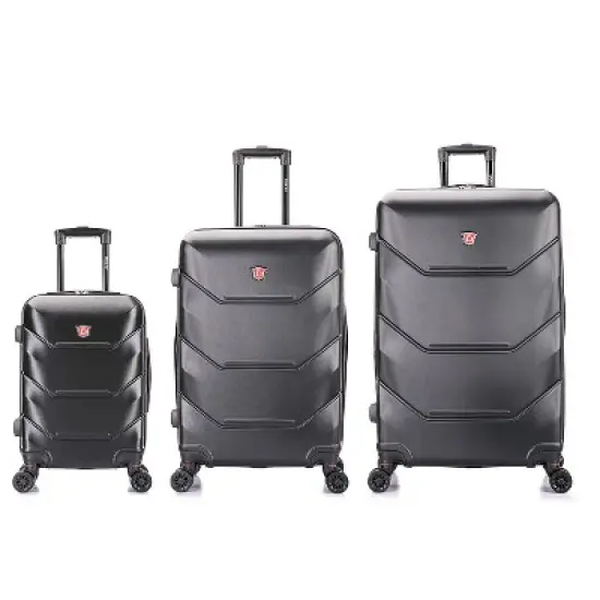 DUKAP Zonix Lightweight 3pc Hardside Luggage Set image {1}
