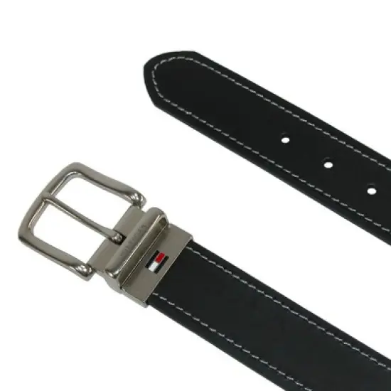 Tommy Hilfiger Men's Reversible Belt with Contrast Stitch image {2}
