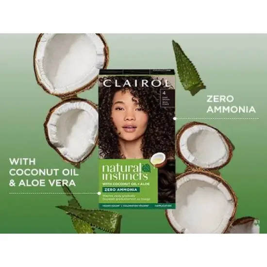 Natural Instincts Clairol Demi-Permanent Hair Color Dye Cream Kit - 6R Light Auburn, Spiced Tea image {5}