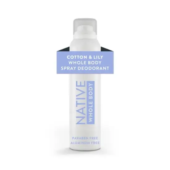 Native Whole Body Deodorant Spray - Cotton & Lily - 3.5oz image {9}