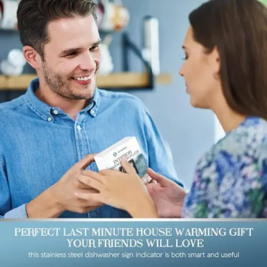 Dishwasher Sign Clean Dirty Signs Stainless Steel Interior Indicator - Easy to Read Indicators - Non-Scratch & Rustproof Clean Dirty Dishwasher Sign image {5}