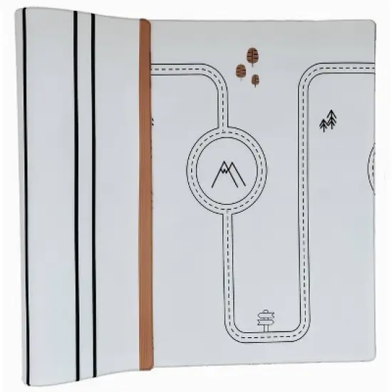 LITTLE Bot Baby Play Mat - Country Road Nordic + Stripe image {5}