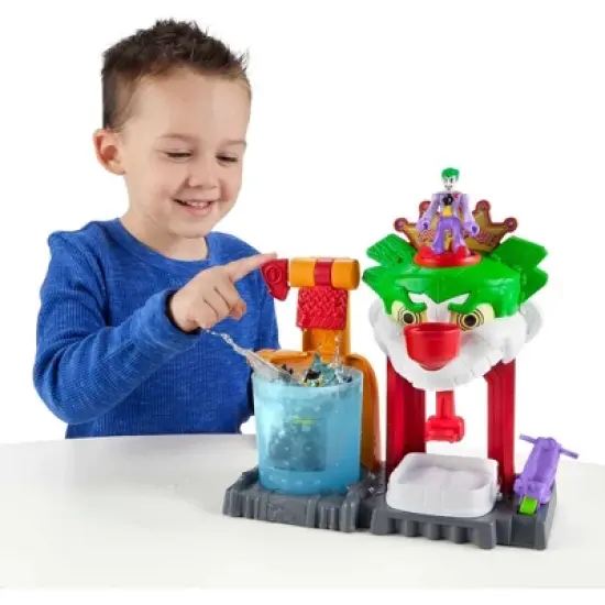 Fisher-Price Imaginext DC Super Friends The Joker Funhouse Playset with Color Changing Action image {1}