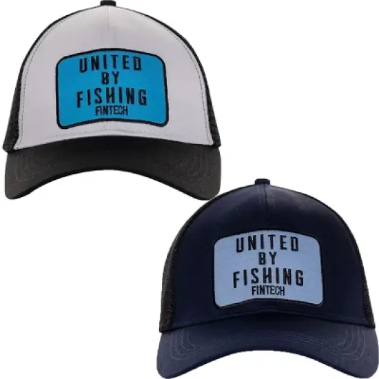 Fintech United By Fishing Snapback Hat image {2}