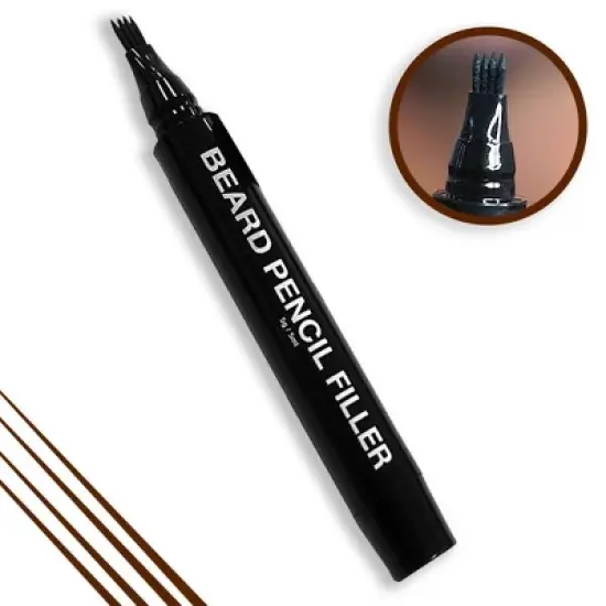 PACINOS Beard Pencil Filler - Dark Brown image {2}