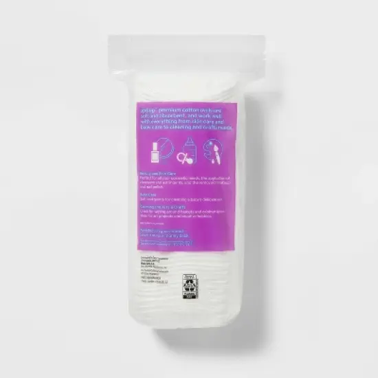 Premium Cotton Ovals - 50ct - up&up&trade; image {2}